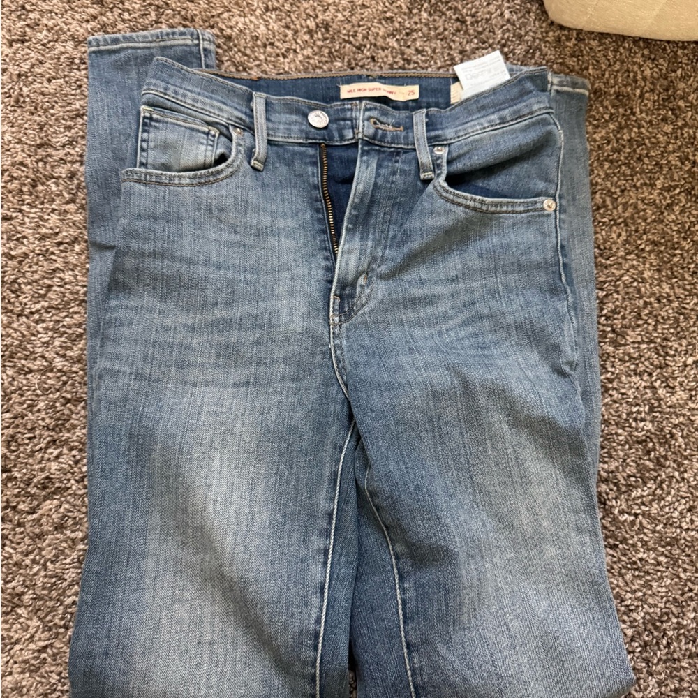 Levi’s Mile High Super Skinny Denim Jeans